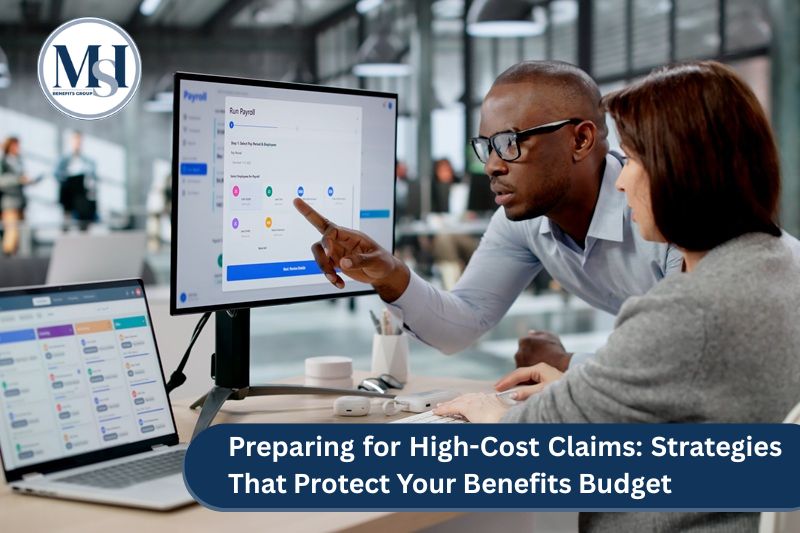 Preparing for High Cost Claims - HR Professionals Analyzing Budget